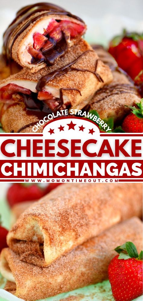 Sweet Burrito Dessert, Strawberry Chimichanga Recipes, Dessert For Gathering, Dessert Tacos Easy, Tortilla Deserts, Strawberry Taco Dessert, Easy Mexican Dessert Recipes, Dessert Chimichanga Recipe, Cream Cheese Chimichangas