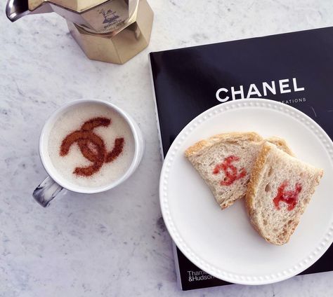 It’s Jess | Content Creator on Instagram: “Sourdough toast and coffee, but make it fancy✨Chanel-inspired breakfast using stencils from @xoluxedesign The stencils are so easy to use…” Chanel Coffee, New Business Ideas, Chanel Inspired, Coffee Stencils, Content Creator, Little Things, Toast, Chanel, Coffee