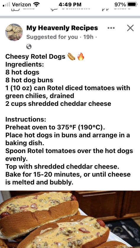 Cheesy Rotel Hot Dogs Recipe, Cheesy Rotel Dogs Recipe, Cheesy Rotel Hot Dogs, Rotel Hot Dogs, Cheesy Rotel Dogs, Nightly Meals, Sandwich Meals, Party Food Menu, Baked Hot Dogs