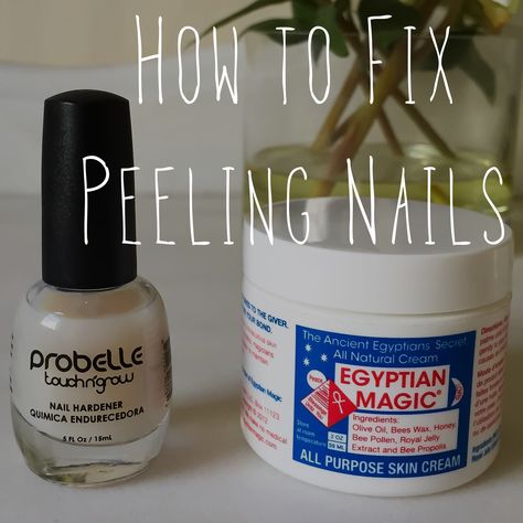 Peeling Fingernails, Flaky Nails, Egyptian Magic Cream, Make Nails Grow, Vampy Nails, Vinylux Nail Polish, Nail Remedies, Lung Cleanse, Peeling Nails