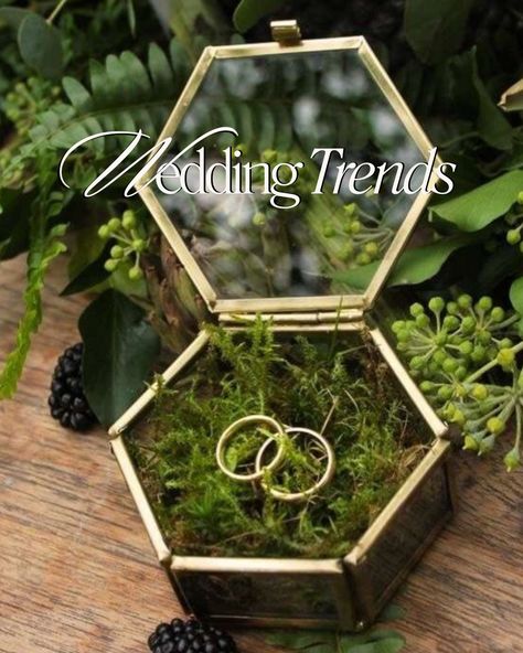 Mossy Wedding, Cottagecore Wedding Ring, Cottagecore Wedding, Forest Theme Wedding, Enchanted Forest Wedding, Ring Holder Wedding, Fairy Wedding, Wedding Ring Box, Theme Wedding