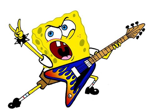 ... Spongebob Guitar, Tumblr Page, Sponge Bob, Spongebob Squarepants, Interesting Facts, Cartoon Network, Image Search, Guitar, Tumblr