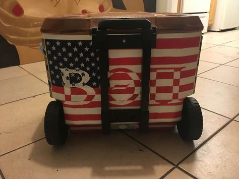 Beta Theta Pi Cooler, Beta Frat Cooler, Beta Cooler, Anerican Flag, Nola Formal, Mountain Weekend Cooler, Painted Fraternity Coolers, Nola Cooler, Beach Cooler