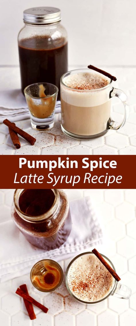 PSL Syrup!!!! #psl #pslsyrup #pumpkinspice #syrup #abeautifulmess Latte Syrup Recipe, Pumpkin Spice Latte Syrup, Pumpkin Spice Syrup Recipe, Homemade Coffee Syrup, Homemade Pumpkin Spice, Starbucks Pumpkin, Homemade Syrup, Pumpkin Spice Syrup, Coffee Syrup