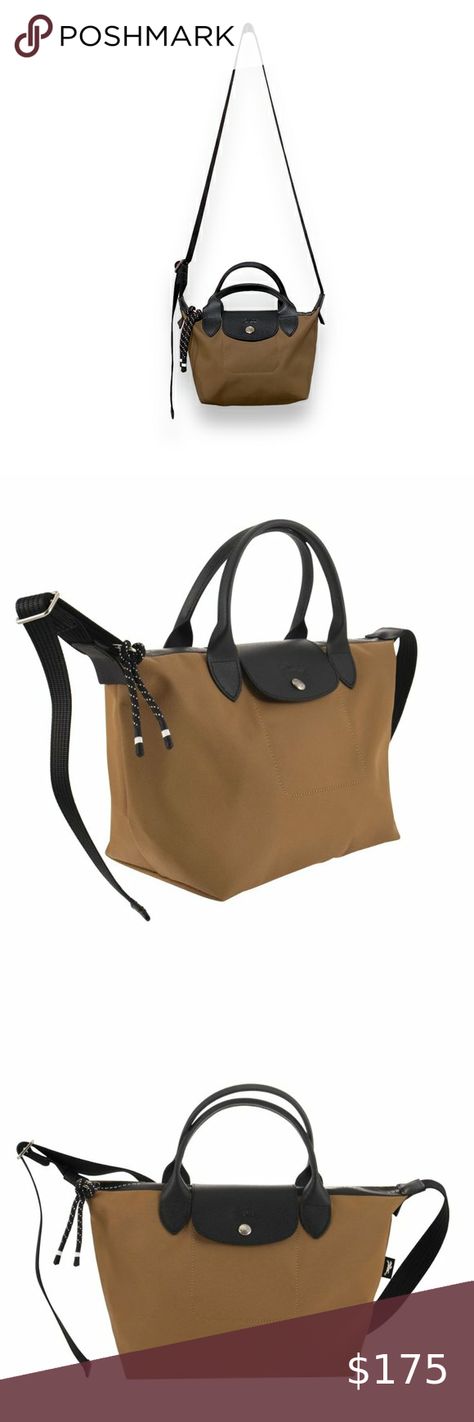 Longchamp Le Pliage Energy Extra Small Top Handle Crossbody Bag Khaki Brown Longchamp Le Pliage Energy, Longchamp Handbags, Longchamp Le Pliage, Small Tops, Top Handle, Crossbody Bag, Energy, Handbags, Plus Fashion