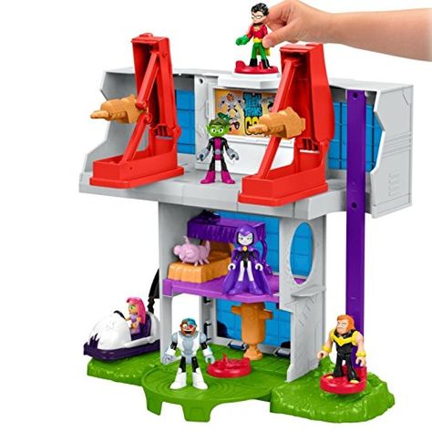 Teen Titans Go Toys, Teen Titans Tower, Pony Gift, Best Christmas Toys, Fishing Birthday, Pretend Play Toys, Teen Titans Go, Toy Brand, Classic Toys