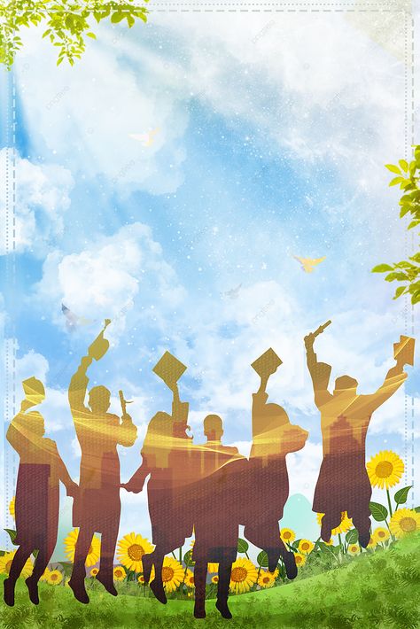 Fresh Graduation Season Farewell To School Graduation Photos Background Farewell Background Design, Farewell Poster Background, Poster Graduation Ideas, Farewell Background, Farewell Wallpaper, Sheeple Quotes, Graduation Background Design, Graduation Photo Background, Farewell Images