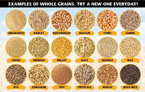 What Are Whole Grains, Whole Grains List, Grains List, Ancient Grains Recipes, Quinoa Rice, Fonio, Ancient Grains, Whole Grains, Grain Foods