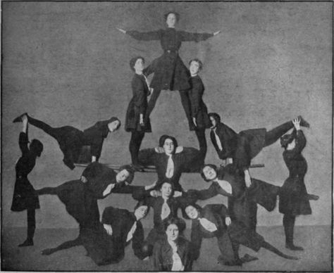 from the Gymasium Pyramid Illustration, Human Pyramid, Cheerleading Pyramids, Circus Man, Media Buying, Marketing Advertising, Notre Dame University, Company Culture, Social Media Advertising