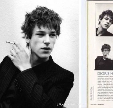 Punk Hair Men, Mod Hair, Gaspard Ulliel, Men Haircut Curly Hair, Men's Short Hair, Hair Inspiration Short, Punk Hair, Hedi Slimane, Men's Haircut