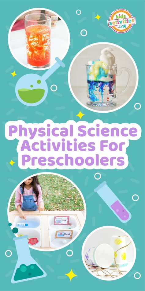 Physical Science Projects, Early Years Science, Science Activities For Preschoolers, Physical Science Experiments, Physical Science Activities, Life Science Activities, Preschool Bible Lessons, Preschool Science Activities, Science Experiments For Preschoolers