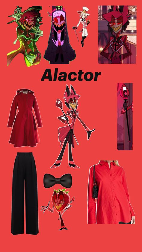 Alastor Hazbin Hotel Outfit, Hazbin Hotel Outfit Ideas, Hazbin Hotel Inspired Outfits, Halloween Clothes, Avatar Fan Art, Character Inspired Outfits, Hotel Style, Helluva Boss, Edgy Outfits