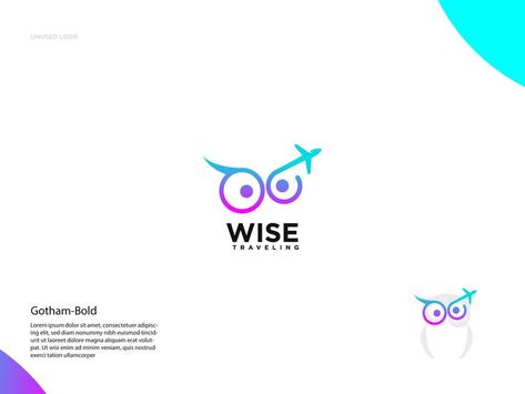 Owl Modern Travel Logo. Wise logo design Wise Logo, Travel Logo Design, Owl Logo, Travel Logo, Modern Logo, Fashion Poses, Creative Professional, Mood Boards, Global Community