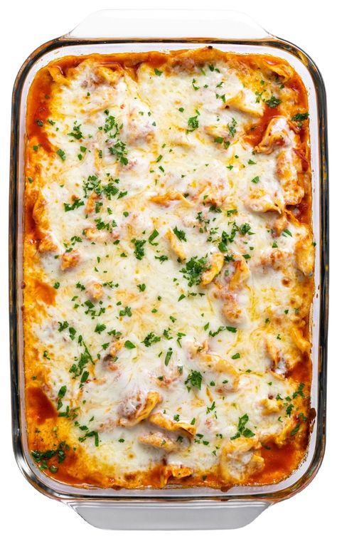 Tortellini Recipes Casserole, Tortellini Pasta Bake Recipes, Million Dollar Tortellini, Million Dollar Baked Tortellini, Tortellini Pizza Casserole, Cheesy Baked Tortellini Casserole, Baked Chicken Tortellini Recipes, Tortellini Baked Casserole, Tortellini Lasagna Bake