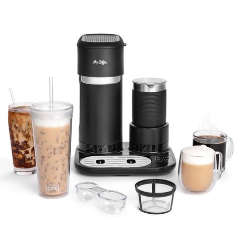 Hot Coffee Drinks, Iced Coffee Maker, Drinks At Home, Cappuccino Maker, Coffee Shot, Filter Coffee Machine, Reusable Coffee Filter, Mr Coffee, Cappuccino Machine