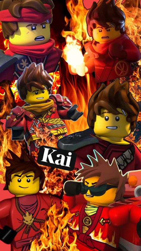 Ninjago Wallpaper, Kai Ninjago, Nike Logo Wallpapers, Ninjago Kai, Drawing Wallpaper, Lego Art, Amazing Spiderman, Lego Ninjago, Cool Wallpaper