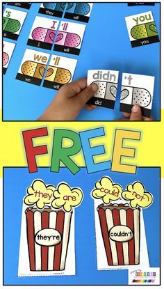 These adorable lessons and activities are the perfect way to teach students about contractions - FREE worksheets and activities - slideshow - anchor charts - literacy centers - games and printables - perfect for first grade second grade or third grade - how to make a contraction from two words - using an apostrophe - grammar can be fun and engaging #firstgradegrammar #grammar #secondgradegrammar Contractions Anchor Chart, Second Grade Centers, 1st Grade Centers, Centers First Grade, Activities For First Grade, Phonics Centers, 2nd Grade Ela, Grade Spelling, First Grade Activities