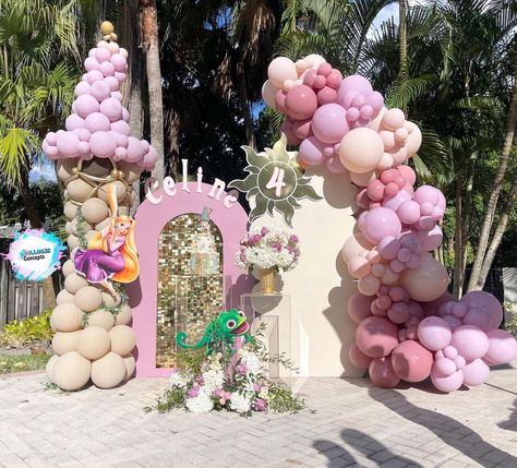 Princess Rapunzel Birthday Party Ideas, Rapunzel Birthday Party Ideas, First Birthday Winter, Tangled Birthday Party, Rapunzel Birthday, Rapunzel Birthday Party, Tangled Birthday, Party Planners, Princess Rapunzel