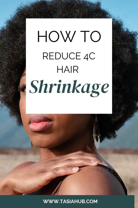 Best Tips And Tricks To Reduce 4C Hair Shrinkage - Tasiahub 4c Hair Shrinkage, 4c Shrinkage, Shrinkage Natural Hair, African Threading, 4a Natural Hair, Hair Shrinkage, 4c Hair Care, 4c Natural Hair, Tight Curls