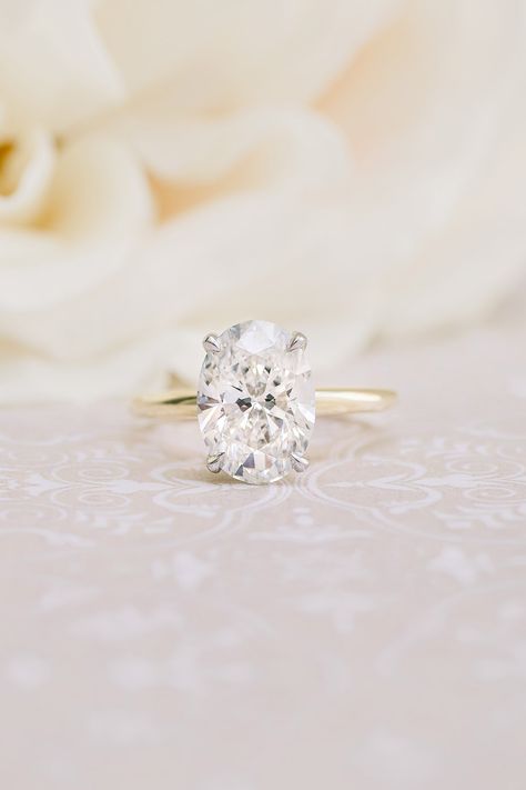 2 Tone Oval Engagement Ring, Oval Engagement Ring Two Tone, Two Toned Oval Engagement Ring, Oval Two Tone Engagement Ring, Two Tone Solitaire Engagement Ring, 2 Ct Oval Engagement Ring Solitaire, Two Tone Oval Engagement Ring, Two Toned Engagement Ring, White Saphire Ring