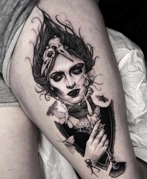 Vampire Tattoo, Totem Tattoo, Virgo Tattoo, Insect Tattoo, Witch Tattoo, Goddess Tattoo, Darkness Falls, Gothic Tattoo, Tattoo Style Drawings