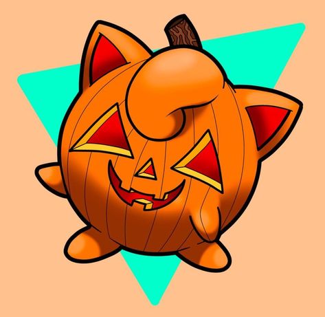 Pokemon Halloween Art, Halloween Pokemon Tattoo, Pokemon Halloween Wallpaper, Halloween Pokemon Art, Spooky Pokemon, Spooky Halloween Drawings, Halloween Pokemon, Pokemon Jigglypuff, Pokemon Painting