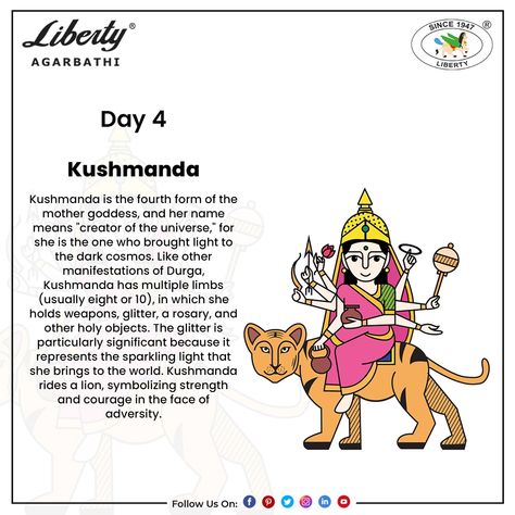 Navratri Day 4 Goddess Kushmanda Devi, Day 4 Navaratri, Navaratri 4th Day Kushmanda, Day 4 Of Navratri, Navratri Day 4 Kushmanda, Day 5 Navratri Goddess, Day 7 Navratri Goddess, Day 4 Navratri, 3rd Day Of Navratri