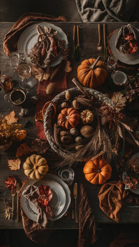 Embrace a warm, nostalgic atmosphere with our vintage-inspired Thanksgiving wallpaper. Featuring rustic elements like aged wooden tables, autumn leaves, and cornucopias, this design uses a rich palette of deep oranges and browns. Subtle harvest motifs and floral patterns add charm, while soft lighting captures the essence of cozy gatherings. Perfect for celebrating Thanksgiving in style! #Thanksgiving #VintageWallpaper #Aesthetic Thanksgiving Aesthetic Family, Thanksgiving Wallpaper Aesthetic, Thanksgiving Iphone Wallpaper, Rustic Thanksgiving, Rustic Wallpaper, Thanksgiving Wallpaper, Vintage Thanksgiving, Thanksgiving Celebration, Cozy Atmosphere