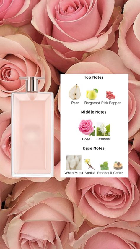 #perfume #fragrance #idole #zendaya #lancome #vanilla #vanillagirl #roses Zendaya Lancome, Lancome Perfume, Clean Perfume, Diy Perfume, Fragrances Perfume Woman, Girly Phone Cases, Glamorous Hair, Rose Perfume, Perfume Fragrance