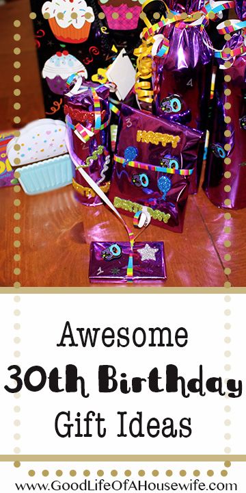 Awesome 30th Birthday Gift Ideas. Perfect ways to have fun with the person turning 30. Good Life of a Housewife Daughters 30th Birthday Gift Ideas, 30 Days To 30 Birthday Gift Ideas, 30th Birthday Ideas For Best Friend, 30th Birthday Ideas For Women Gifts Diy, 30 Year Old Birthday Ideas For Women, 30th Birthday Gifts Ideas For Women, 30 Birthday Gifts For Women, 30 Gifts For 30th Birthday For Her Ideas, Funny 30th Birthday Ideas