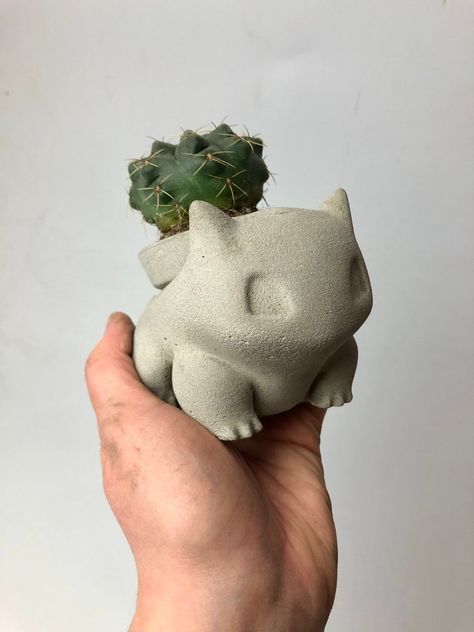 Medium concrete bulbasaur planter-Pokemon gift-plant pot-pot | Etsy Bulbasaur Plant Pot, Pokemon Plant Pot, Pokemon Planter, Bulbasaur Planter, Concrete Statues, Pokemon Gifts, Concrete Pots, Plant Aesthetic, Plant Gifts