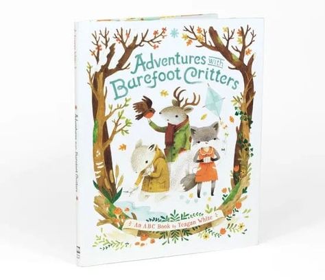 Adventures With Barefoot Critters is the sweetest children's picture book for nature-loving kids. This picture book teaches about spring, camping, forests and nature. Friends Alphabet, Teagan White, Medieval Books, Gouache Illustrations, Abc Book, Friday Favorites, Book Of Hours, Penguin Random House, Learning The Alphabet