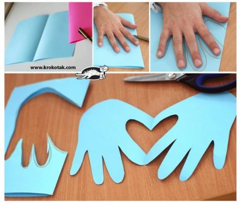 20 Homemade Valentine Crafts For Kids To Make DIYReady.com | Easy DIY Crafts, Fun Projects, & DIY Craft Ideas For Kids & Adults Valentine's Day Crafts For Kids, Seni Dan Kraf, Groundhog Day, Simple Valentine, Heart Cards, Mothers Day Crafts, Kirigami, Valentine Day Crafts, Valentine Crafts