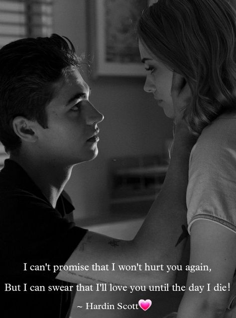 After Series Romantic quotes Hardin Scott Tessa, After Quotes, Love Quotes From Literature, Scott Name, Young Quotes, Apologizing Quotes, Tessa Young, Anna Todd, Romantic Book Quotes