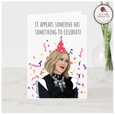 Limited offer! This awesome Moira Rose Schitt's Creek Birthday Card, Schitt's CreekGreeting Card, Foldable Card, Funny Birthday Card, Celebration Card Digital Download for $8.0.. #BirthdayParty #BestFriendCard #MoiraRose #AdultBirthdayCard #SchittsCreekCard #HilariousCards #SchittsCreek #FunnyBirthdayCard #BirthdayBitch #OhSchitt Schitts Creek Birthday, Birthday Msgs, Moira Rose, Rosé Birthday, Celebration Card, Foldable Card, Schitt's Creek, Funny Birthday Card, Schitts Creek