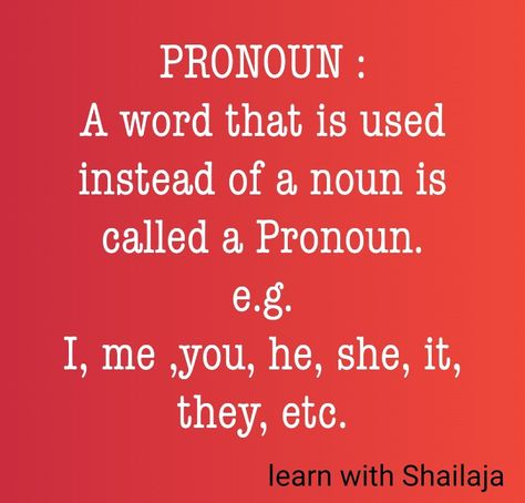 What Is Pronoun Definition, Pronoun Definition, Pronoun Examples, Speaking Activities English, Creative Writing Exercises, Nouns And Pronouns, English Grammar Rules, Study English, Personal Pronouns