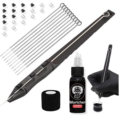 Moricher Hand Poke a Stick Tattoo Kit with ink DIY Tattoo Tool Kit tattoo practice kit with tattoo needle for beginners complete tattoo kit maquina para tatuar Stick And Pokes, Hand Poke Tattoo, Hand Tatto, Stick Tattoo, Stick Poke Tattoo, Stick And Poke Tattoo, Stick N Poke, Stick N Poke Tattoo, Tattoo For Son