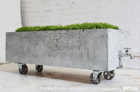 Today we have a fabulous Collection of Industrial Farmhouse DIY Cement Projects that I do believe you are going love. To be honest…each and everyone of these DIY’s can be used in just about any home decor stylized to your liking! But for those of you that love that Industrial style…these are for you. From … Concrete Furniture Design, Homemade Modern, Diy Concrete Planters, Beton Design, Concrete Planter, Old Cabinets, Concrete Furniture, Diy Plant Stand, Concrete Pots