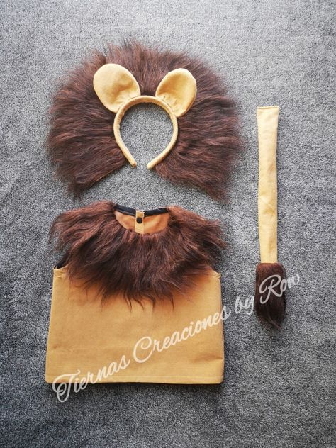 Lion Tail Diy, Simba Costume Diy, Ice Cream Costume Kids, Diy Lion Costume, Simba Costume, Lion Costume Diy, Ant Costume, Wizard Of Oz Musical, Costume Lion