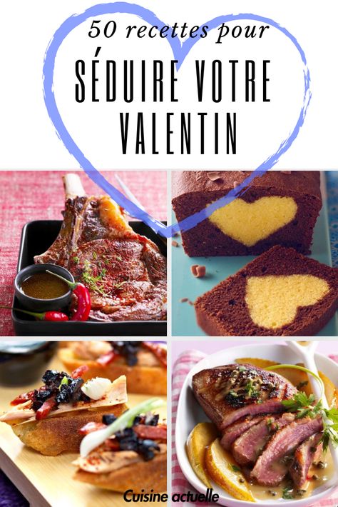 Recettes Saint-Valentin St Valentin, Finger Foods, Cooking Time, Diner, French Toast, Valentine's Day, Lunch Box, Meat, Health