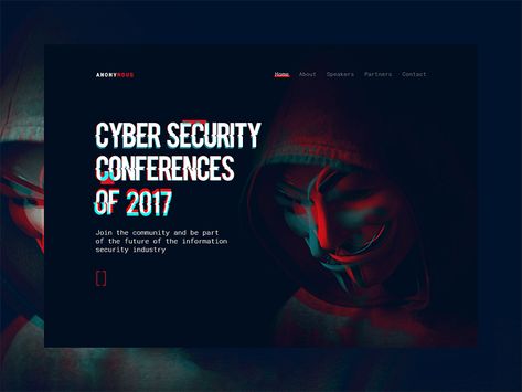 Cyber Conferences Website by Moseychuk Slava Hacker Website, Future Police, Gamer Design, Agency Website Design, Cybersecurity Training, Graphic Design Website, Agency Website, Security Companies, Website Backgrounds