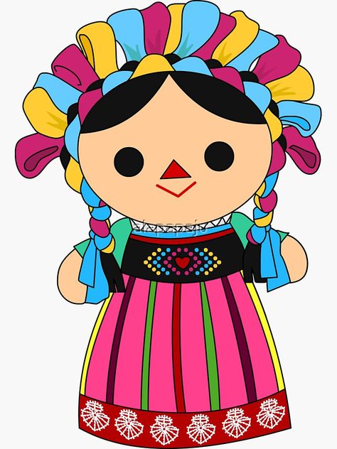 Mexican Art Painting, Diy Pin Cushion, Wooden Clothespin Crafts, Pinecone Crafts Christmas, Alien Patterns, Princess Crafts, Mexican Doll, Halloween Wood Crafts, Mexican Party Theme