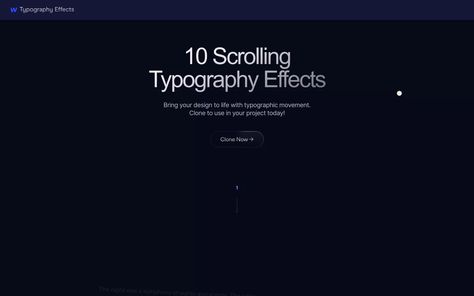 This gives users 10 on-scroll typography effects that they can use to improve their website's visual interest. Typography Effects, Scrolling Text, Database Design, Knowledge Management, Text Animation, Brand Guide, Learn To Code, Design System, Design Lab