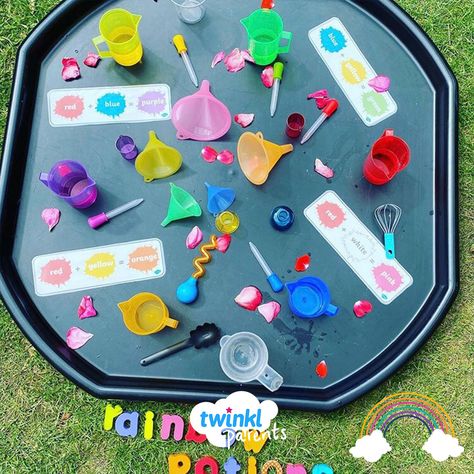 Colour Monster Tuff Tray, Colour Activities, Ece Activities, Colour Monster, Purple Penguin, Colour Names, Eyfs Ideas, Mixing Colours, Nursery Planning