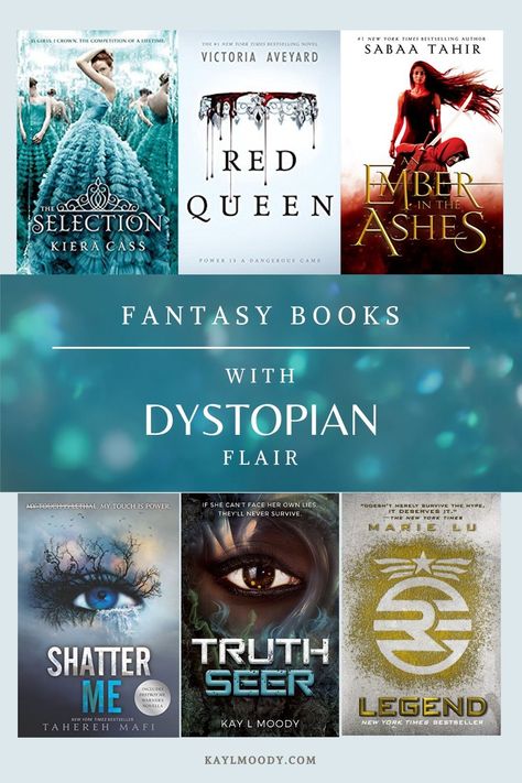 Do you love dystopian AND fantasy books? Then you must check out this awesome list of dystopian fantasy novels. Click through to see them now! Dystopian Fantasy Books, Dystopian Movies List, Dystopian Romance Books, Reading Checklist, Book List Must Read, Ya Fantasy Books, Dystopian Books, Read List, Diverse Books