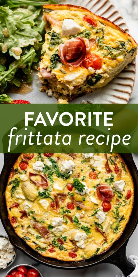 Fritata Recipe, Frittata Recipes Breakfast, Fritatta Recipe, Easy Frittata Recipe, Easy Frittata, Quiche Recipes Easy, Frittata Recipe, Frittata Recipes, Quiche Recipes