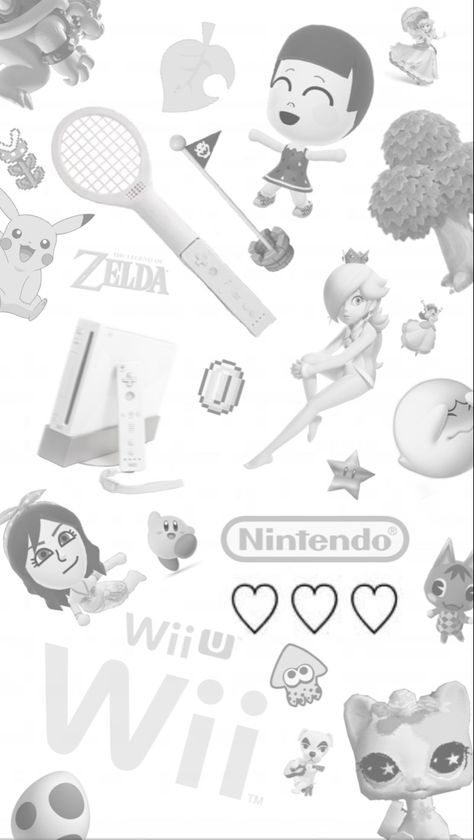 -Made In Picsart Nintendo Wii Wallpaper, Wii Lockscreen, Wii Background, Wii Aesthetic Wallpaper, Wii Wallpaper, Nintendo Wallpaper, Iphone Lockscreen, Jenna Ortega, Nintendo Wii