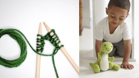 Knitted Stuffies, Knitted Dinosaur, Unicorn Knitting Pattern, Dog Knitting, Crochet Lovey Free Pattern, Dinosaur Patterns, Alan Dart, Knitted Dolls Free, Trex Dinosaur