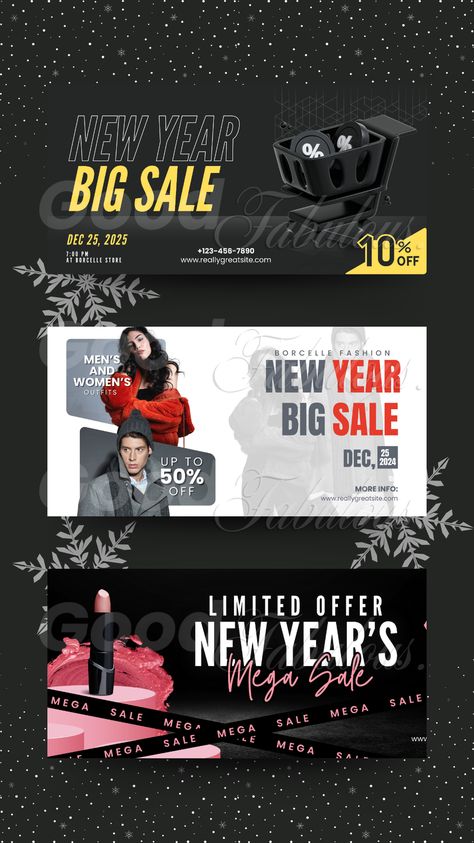 Celebrate the New Year in style with this vibrant pink and black modern illustrative fashion sale banner. Perfect for promoting exclusive New Year discounts and stylish collections, this bold design is sure to catch attention and boost sales.

#newyearsale #fashionbanner #pinkandblack #illustrativedesign #salespromotion #newyearspecial #holidaypromo #modernstyle #promobanner #fashionmarketing New Year Sale Banner, Fashion Banner Design, Sale Banner Design, Commission Sheet, New Year Fashion, Fashion Sale Banner, Fashion Banner, New Year Sale, New Year Banner