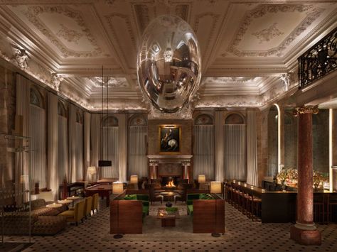 The London EDITION | Fitzrovia, London, United Kingdom - Venue Report Boutique Hotels Design, Edition Hotel, Soho Hotel, Ingo Maurer, Landmark Buildings, Vintage Hotels, Soho London, London Bars, Cottage Interiors